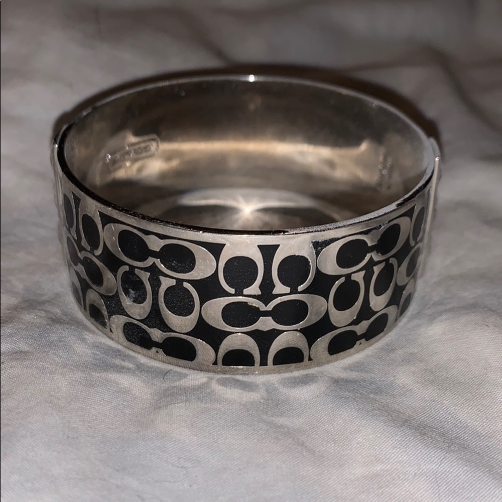 Pre owned Coach Silver Bangle Bracelet